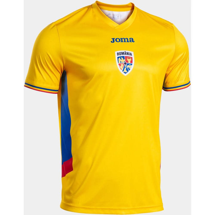 Tricou fotbal suporter 1 JOMA Echipa Nationala de Fotbal a Romaniei 2025, marimea S, galben WALTI