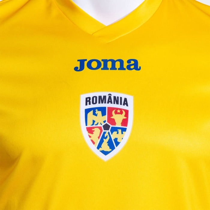 Tricou fotbal suporter 1 JOMA Echipa Nationala de Fotbal a Romaniei 2025, marimea S, galben WALTI