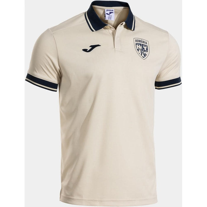 Tricou fotbal de prezentare JOMA Echipa Nationala de Fotbal a Romaniei 2025, marimea M, crem WALTI