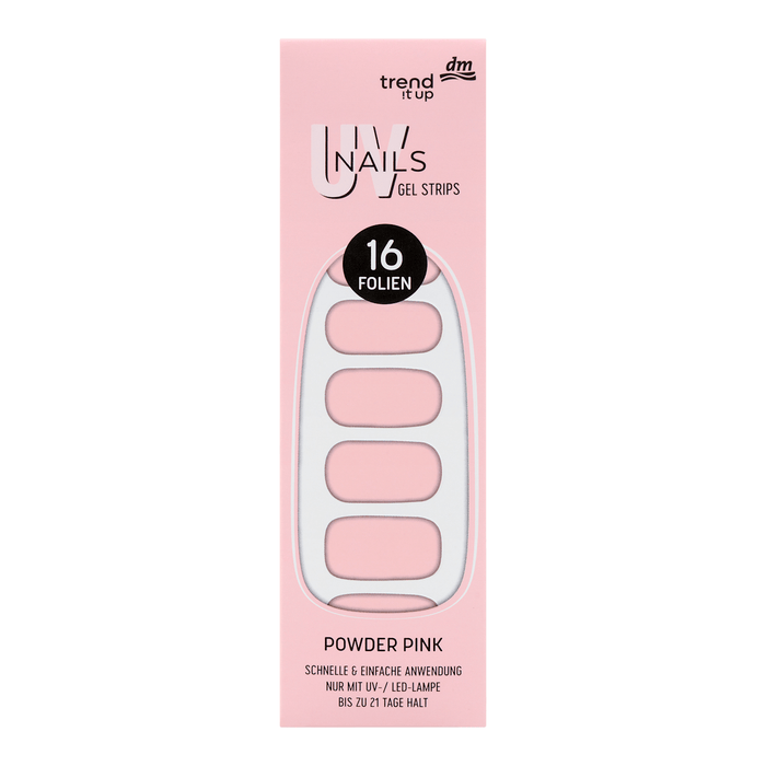 trend !t up Folii gel UV pentru unghii XPRESS Manicure 100, 16 buc WALTI