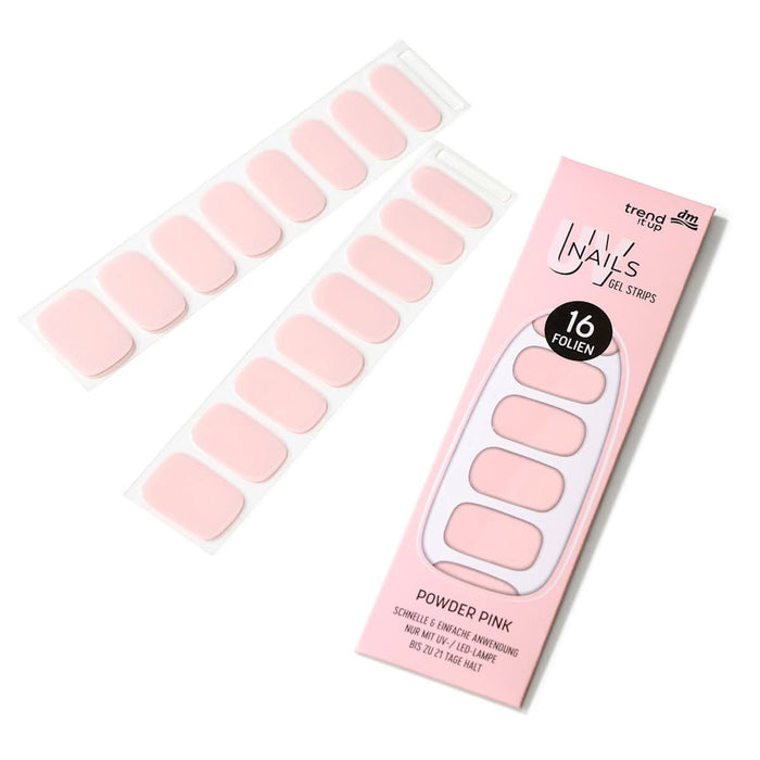 trend !t up Folii gel UV pentru unghii XPRESS Manicure 100, 16 buc WALTI