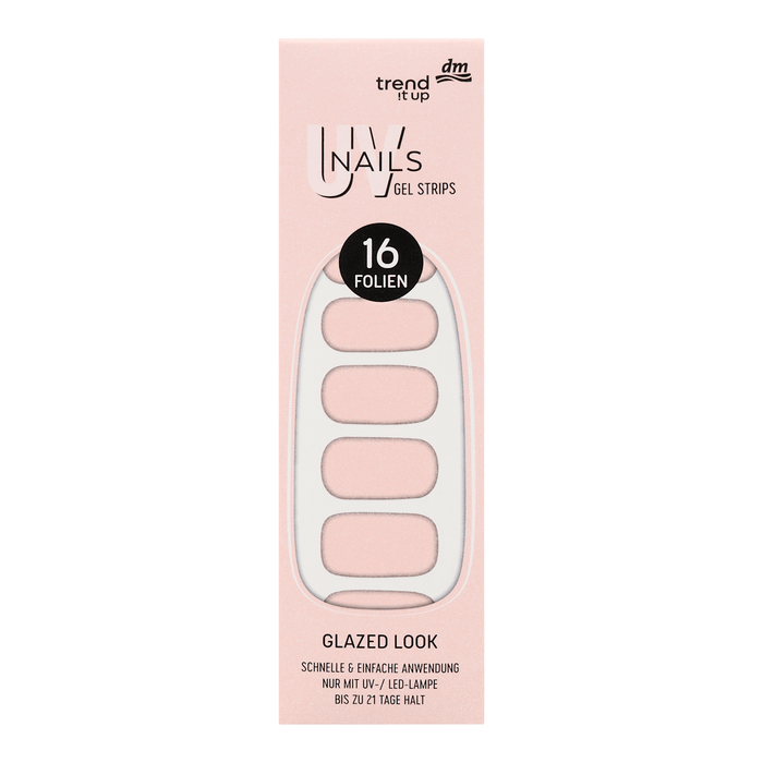 trend !t up Folii unghii UV Glazed Look - 130, 16 buc WALTI