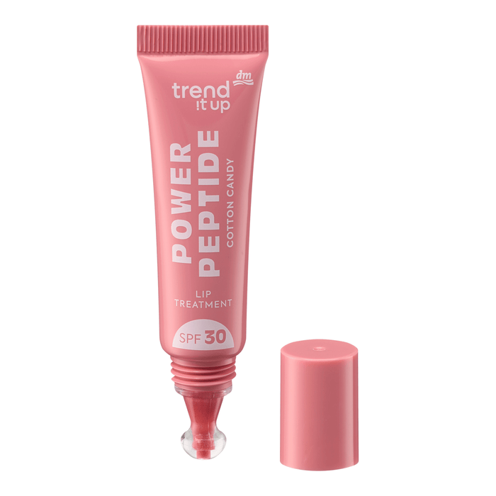 trend !t up Luciu de buze Power Peptide, 10 Cotton Candy, 10 ml WALTI