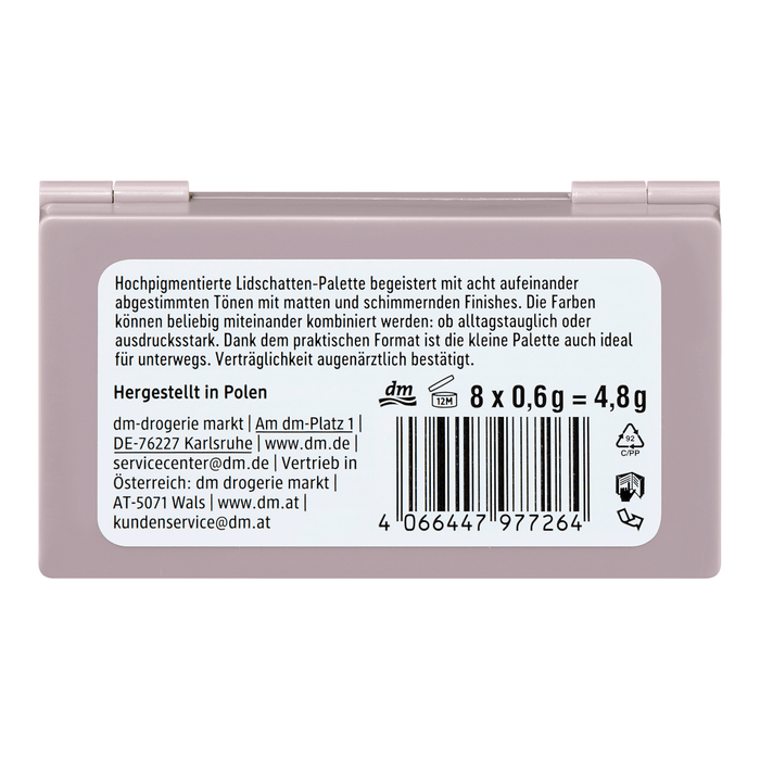 trend !t up Paletă farduri pleoape Soft Stone, 4,8 g WALTI