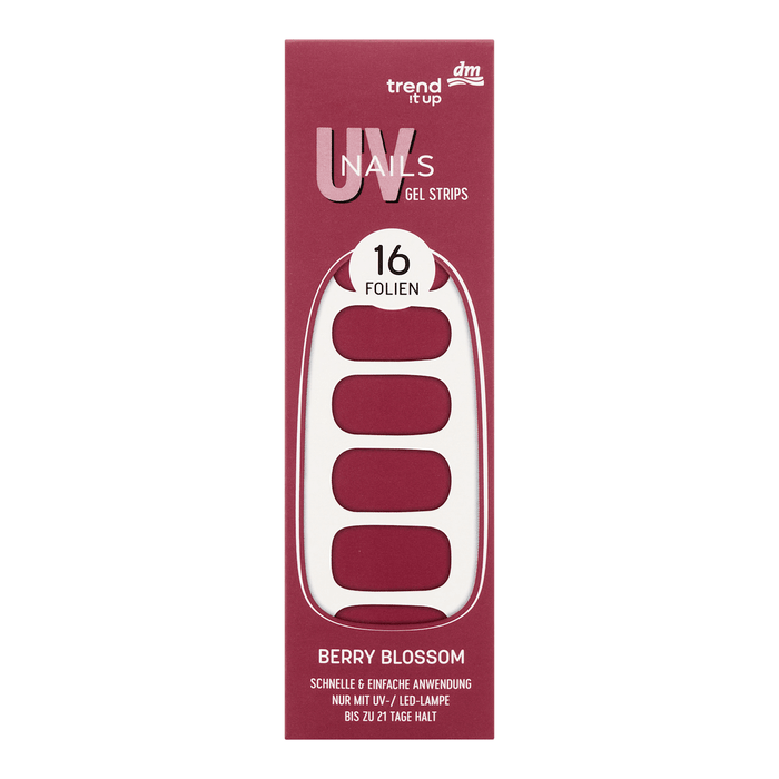 trend !t up Stickere gel pentru unghii, UV Nails Gel - Nr. 120, 16 buc WALTI