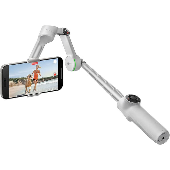 Stabilizator imagine Gimbal INSTA360 Flow 2 Pro Creator Kit, Bluetooth, 3 axe, 1100mAh, gri WALTI