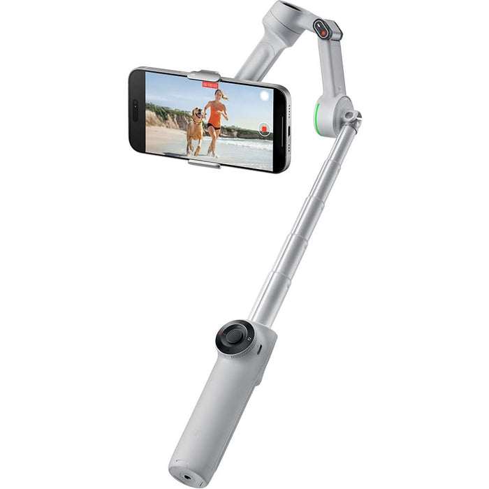 Stabilizator imagine Gimbal INSTA360 Flow 2 Pro Creator Kit, Bluetooth, 3 axe, 1100mAh, gri WALTI