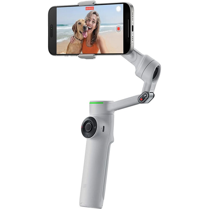 Stabilizator imagine Gimbal INSTA360 Flow 2 Pro Creator Kit, Bluetooth, 3 axe, 1100mAh, gri WALTI