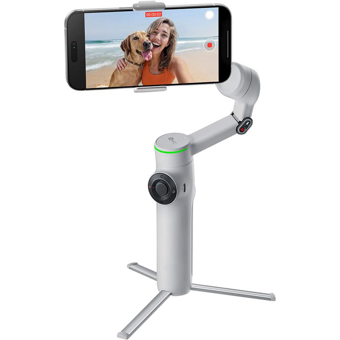 Stabilizator imagine Gimbal INSTA360 Flow 2 Pro Creator Kit, Bluetooth, 3 axe, 1100mAh, gri WALTI