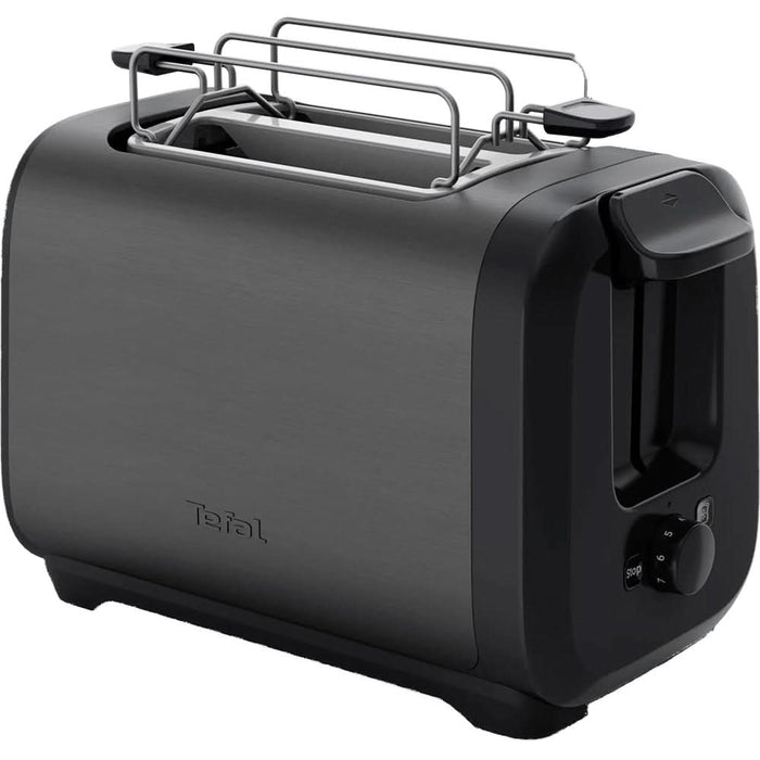 Prajitor de paine TEFAL Subito TT5S18E0, 2 felii, 1200W, gri antracit-negru - WALTI WALTI