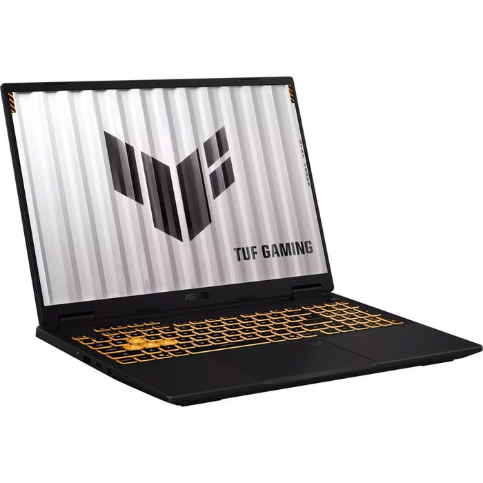 Laptop Gaming ASUS TUF 16 FX610JH-TU121, Intel Core i5 14450HX pana la 4.8GHz, 16" Full HD+, 16GB, SSD 512GB, NVIDIA GeForce RTX 5050 8GB, Free DOS, Off Black WALTI
