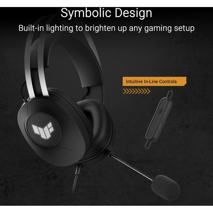 Casti Gaming ASUS TUF H1 Gen II, 7.1 surround, multiplatforma, USB, negru WALTI