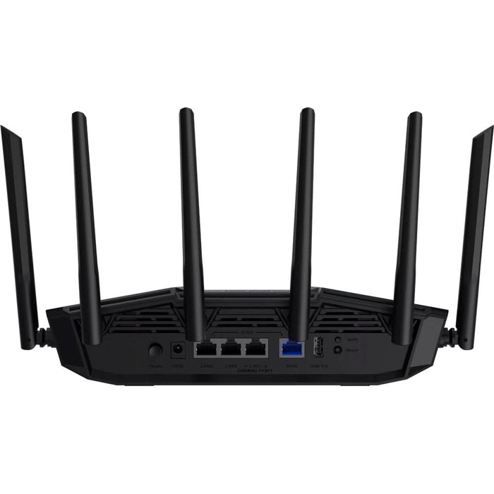 Router Wireless Gigabit ASUS TUF Gaming BE9400, Wi-Fi 7, Tri-Band 688 + 2882 + 5764 Mbps, USB 3.2, negru WALTI
