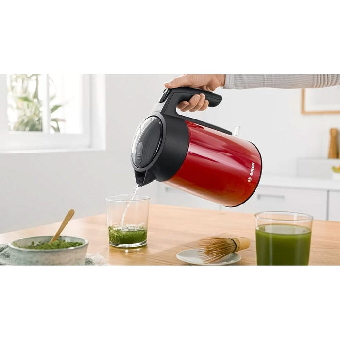 Fierbator apa BOSCH TWK7L464, 1.7l, 2400W, rosu-gri antracit WALTI