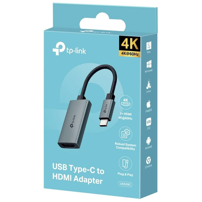 Adaptor USB-C - HDMI TP-LINK UA520C, argintiu WALTI