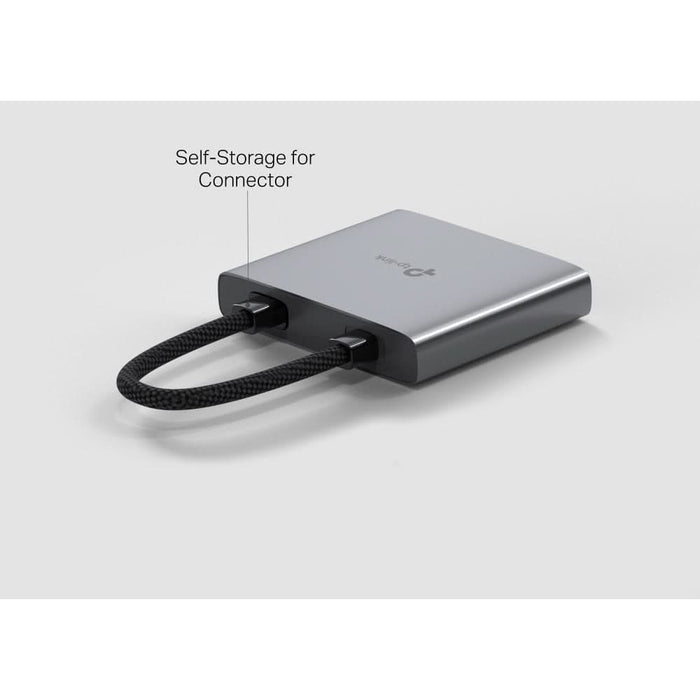 Hub USB TP-LINK UH3020C, USB Type-C, argintiu-negru WALTI