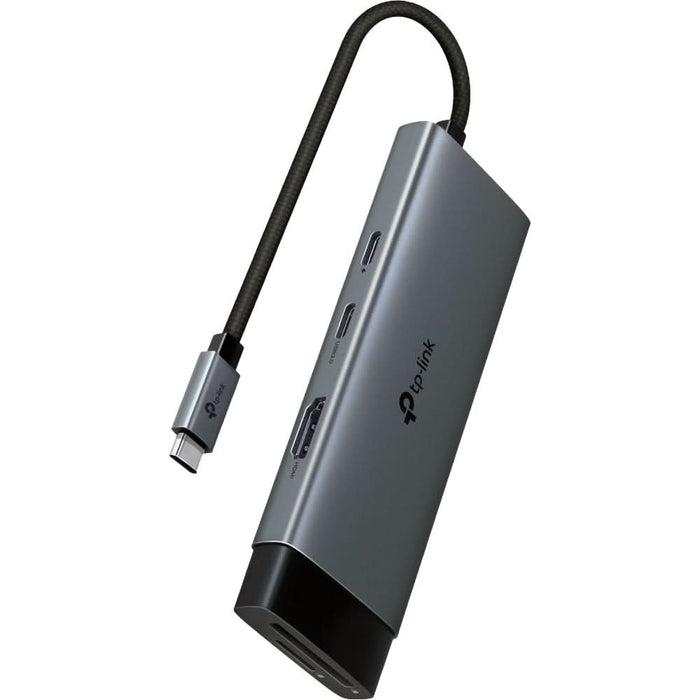 Hub USB TP-LINK UH7020C, USB Type-C, argintiu-negru WALTI