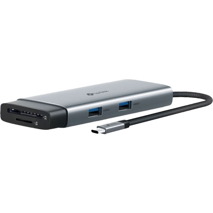 Hub USB TP-LINK UH7020C, USB Type-C, argintiu-negru WALTI