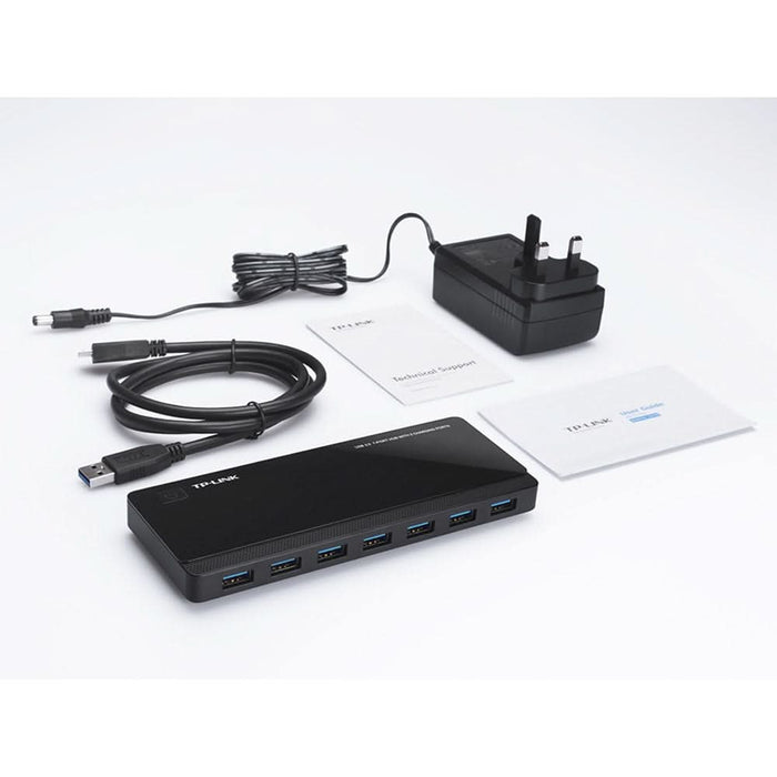 Hub USB TP-LINK UH720, USB 3.0, negru WALTI