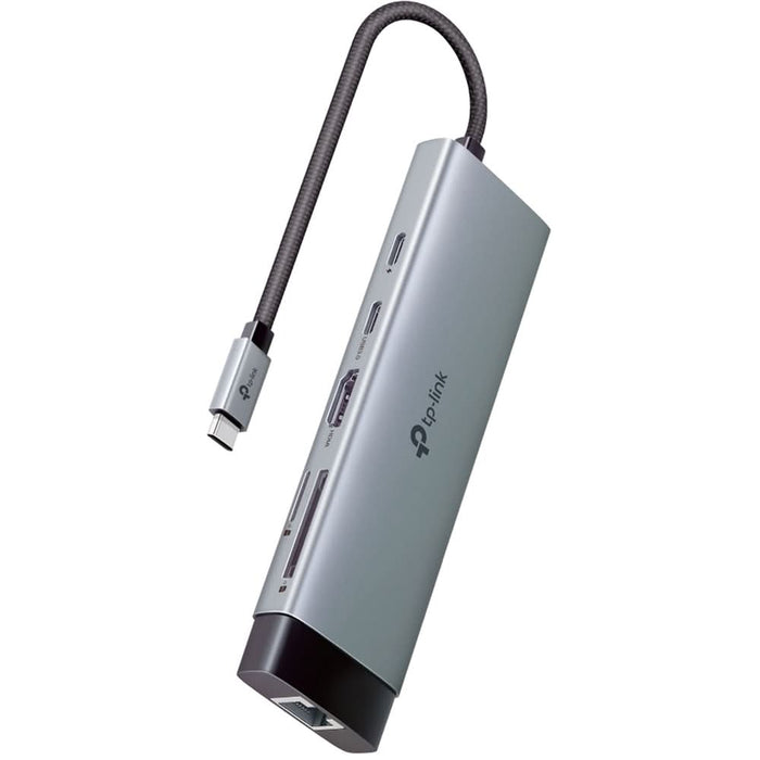 Hub USB TP-LINK UH9120C, USB Type-C, argintiu-negru WALTI