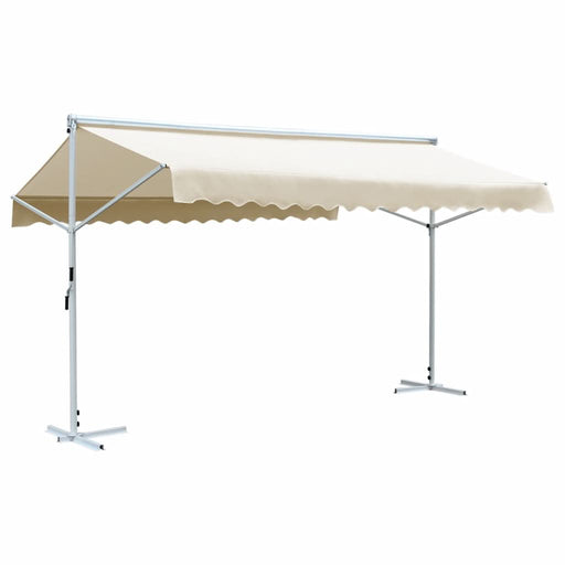 Copertina freestanding vidaXL 4x3 m Crem - WALTI WALTI