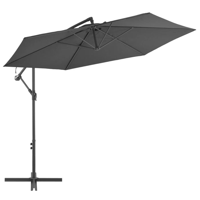 Umbrelă consolă cu stâlp de aluminiu 300 cm Antracit - WALTI WALTI