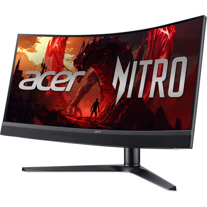 Monitor Gaming curbat LED VA ACER Nitro XZ343CURX0, 34", WQHD, 200 Hz, AMD FreeSync Premium, HDR 400, boxe, negru WALTI