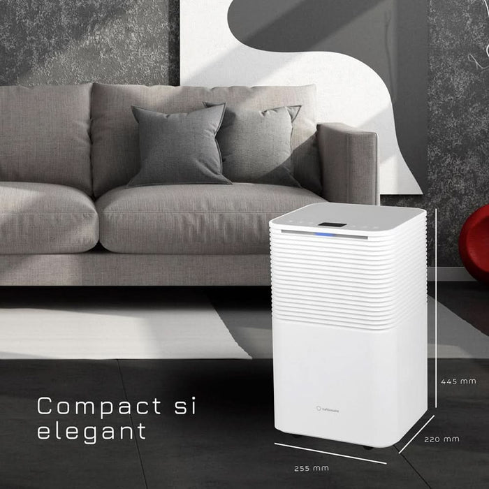 Dezumidificator aer Turbionaire EPI 12 WIFI, 12 l/zi, 200W, 120 m/h, timer, alb WALTI