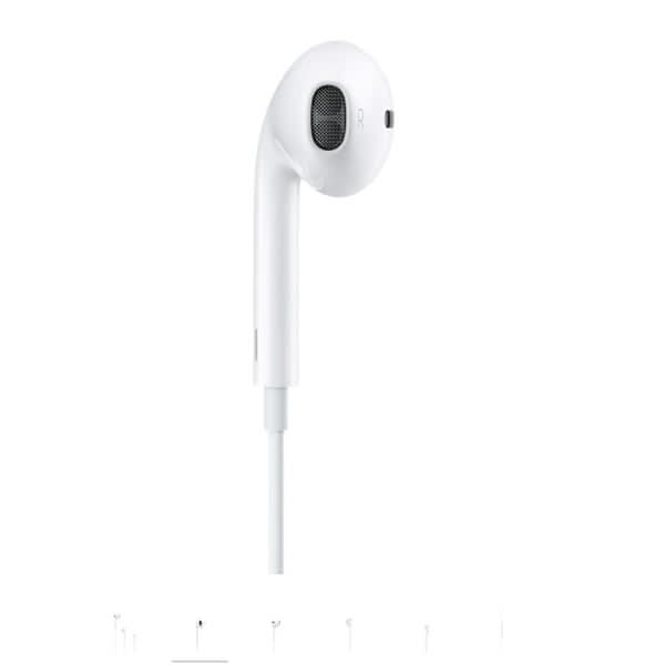 Casti APPLE EarPods MWTY3ZM/A, Cu Fir, In-ear, Microfon, Conector Lightning, alb WALTI