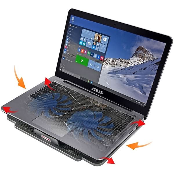 Suport laptop PROMATE AIRBASE-1, 17", negru WALTI