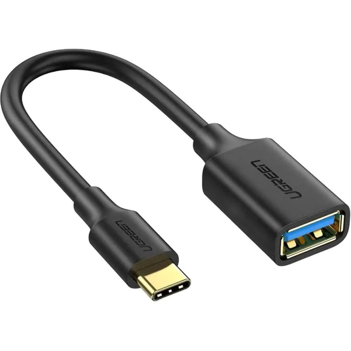 Cablu adaptor OTG USB C - USB A UGREEEN 30701, negru WALTI