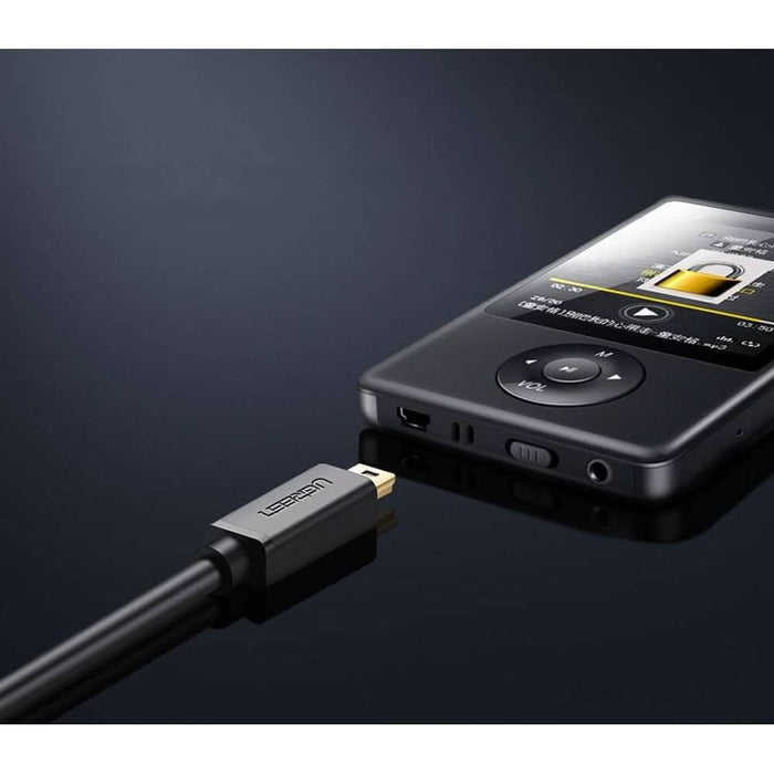 Cablu USB A - mini USB B UGREEN 30472, 2m, negru WALTI