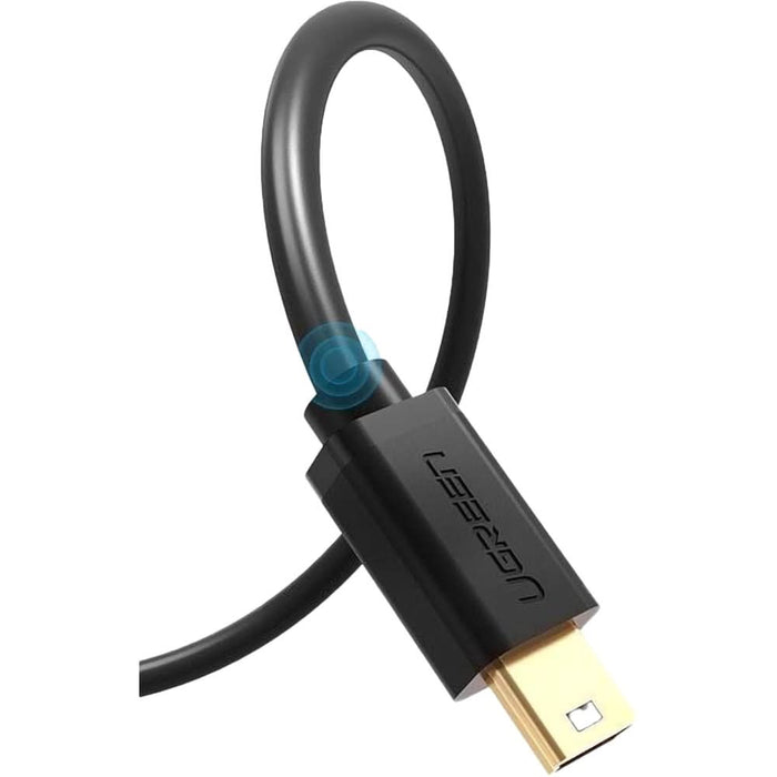 Cablu USB A - mini USB B UGREEN 30472, 2m, negru WALTI