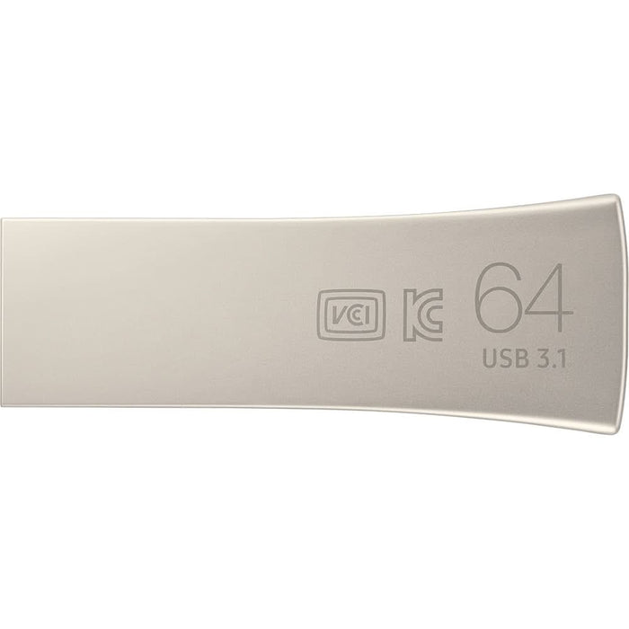 Memorie USB SAMSUNG BAR Plus MUF-64BE3/APC, 64GB, USB 3.1, auriu WALTI