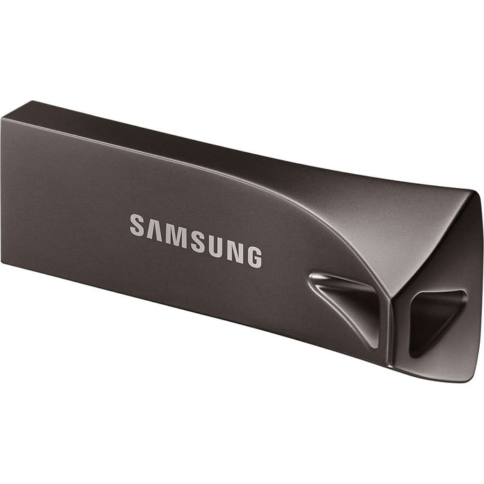 Memorie USB SAMSUNG BAR Plus MUF-64BE4/APC, 64GB, USB 3.1, gri antracit WALTI
