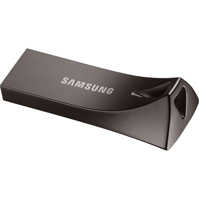 Memorie USB SAMSUNG BAR Plus MUF-64BE4/APC, 64GB, USB 3.1, gri antracit WALTI