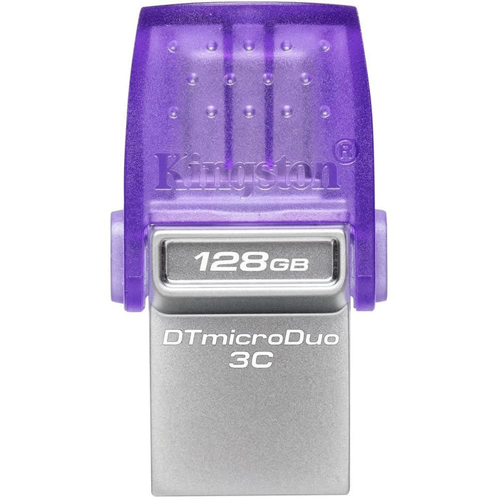 Memorie USB KINGSTON DataTraveler microDuo 3C DTDUO3CG3, 128GB, USB 3.2 Type C, mov WALTI