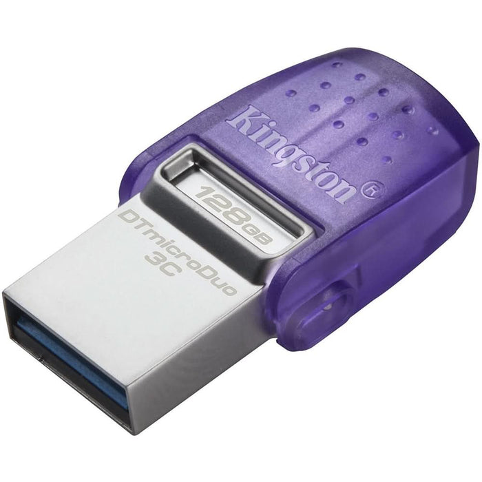 Memorie USB KINGSTON DataTraveler microDuo 3C DTDUO3CG3, 128GB, USB 3.2 Type C, mov WALTI