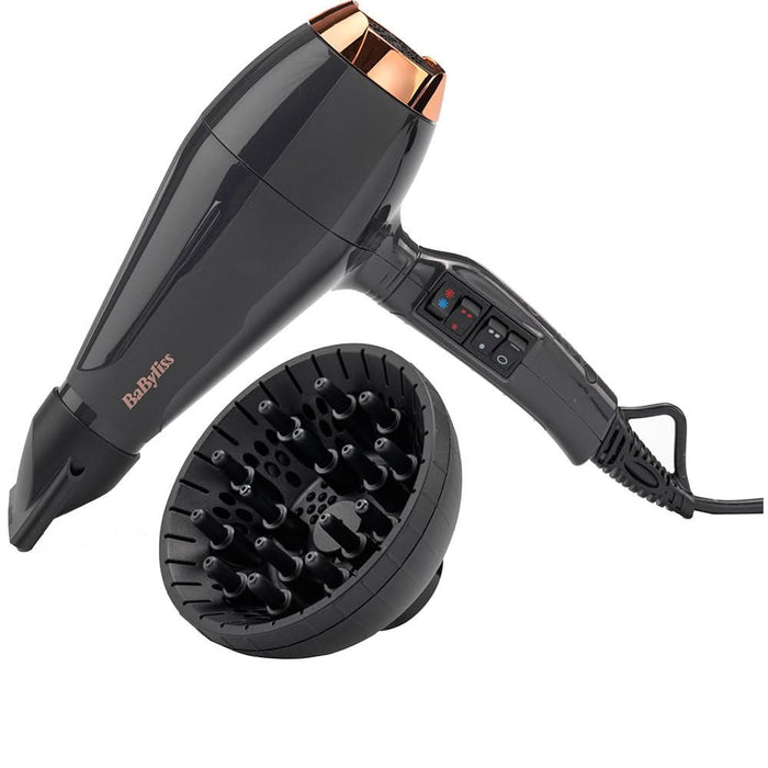 Uscator de par BABYLISS 6719DE, 2200W, 2 viteze, negru WALTI