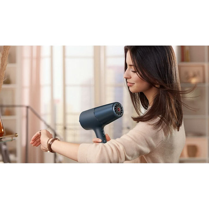 Uscator de par PHILIPS Seria 5000 BHD512/00, 2300W, 2 viteze, 3 trepte temperatura, ThermoShield, verde inchis - WALTI WALTI
