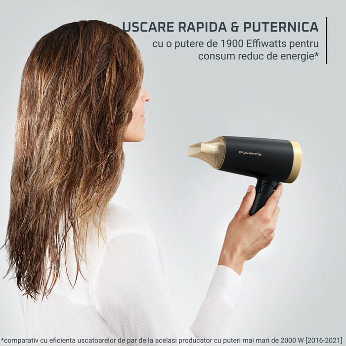 Uscator de par ROWENTA ROWENTA Express CV1830F0, 1600W, 2 viteze, 2 trepte temperatura, negru WALTI