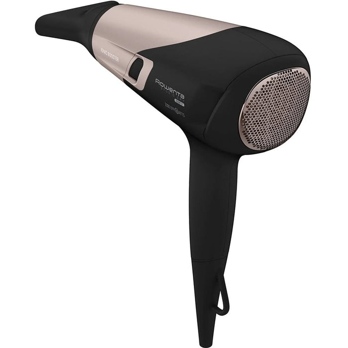 Uscator de par ROWENTA Studio Dry Glow CV5831F0, 2 viteze, 3 trepte temperatura, negru-roz WALTI