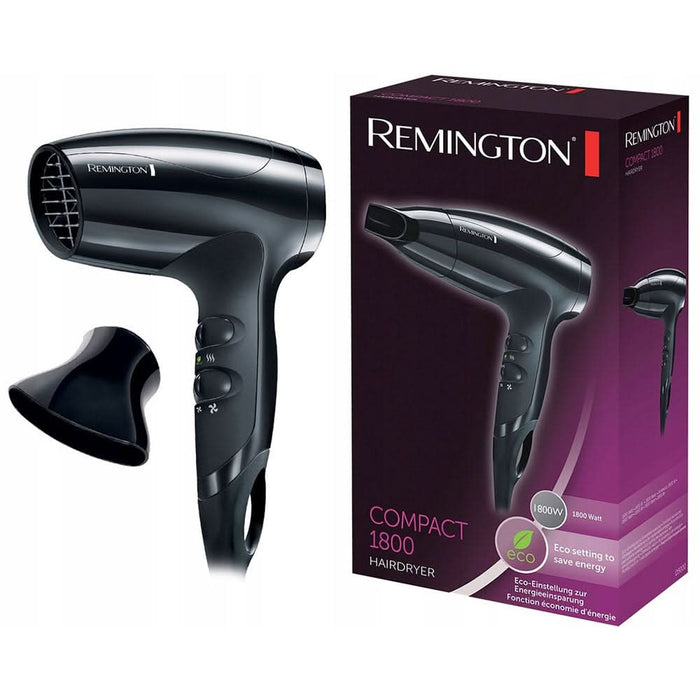 Uscator de par REMINGTON D5000, 1800W, 2 viteze, 3 trepte temperatura, negru WALTI