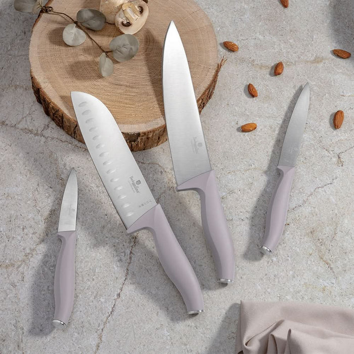 Set cutite BERLINGER HAUS BH/2960, 4 piese, otel, 9-20cm, gri WALTI