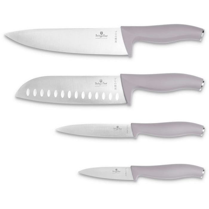 Set cutite BERLINGER HAUS BH/2960, 4 piese, otel, 9-20cm, gri WALTI