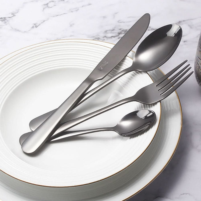 Set tacamuri MYRIA MC4014BK 24 piese, inox, negru WALTI