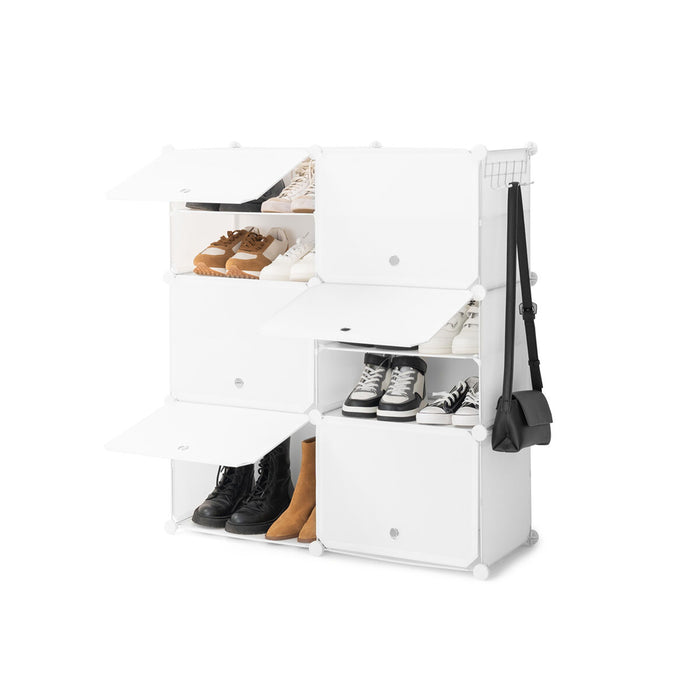 Raft modular portabil pentru încălțăminte InnovaGoods Alb - WALTI WALTI