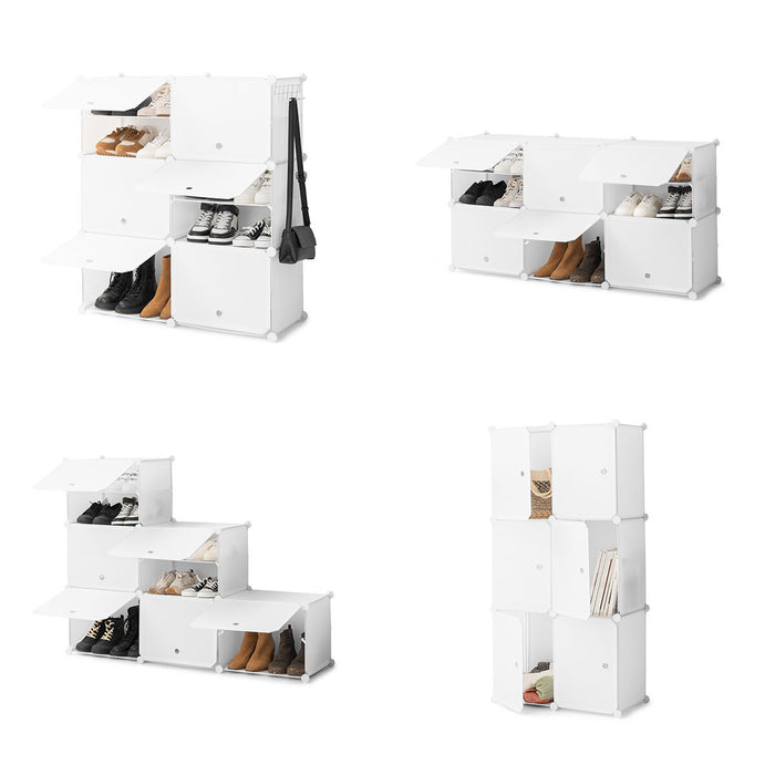 Raft modular portabil pentru încălțăminte InnovaGoods Alb - WALTI WALTI