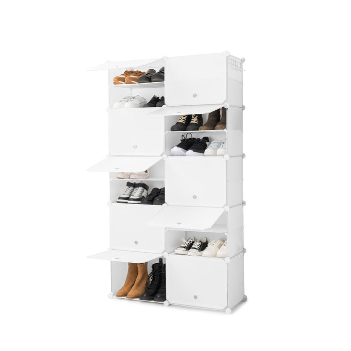 Raft modular portabil pentru încălțăminte InnovaGoods Alb - WALTI WALTI