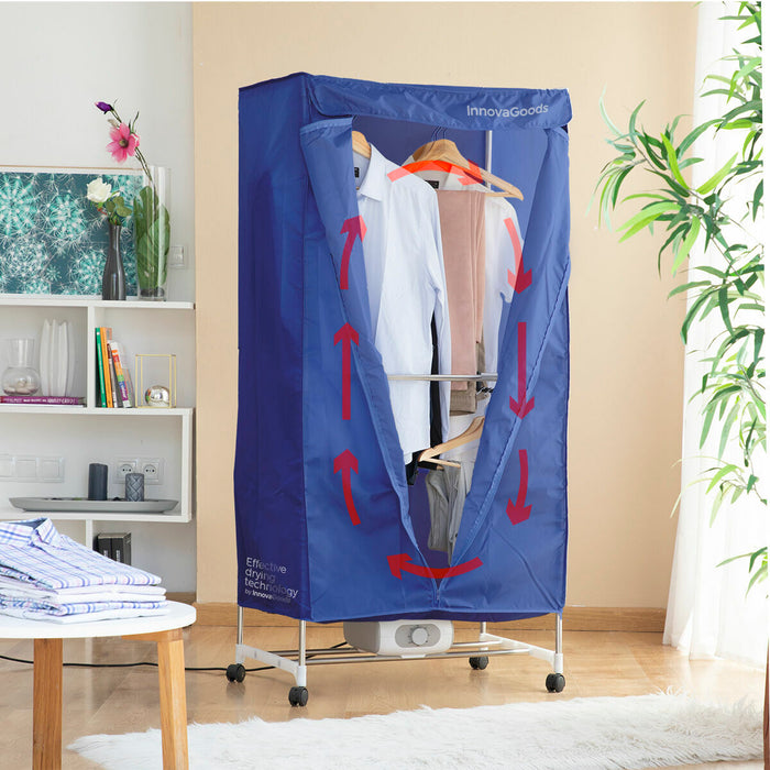 Uscător electric portabil cu 2 niveluri Dupledry Blue InnovaGoods 1200 W - WALTI WALTI